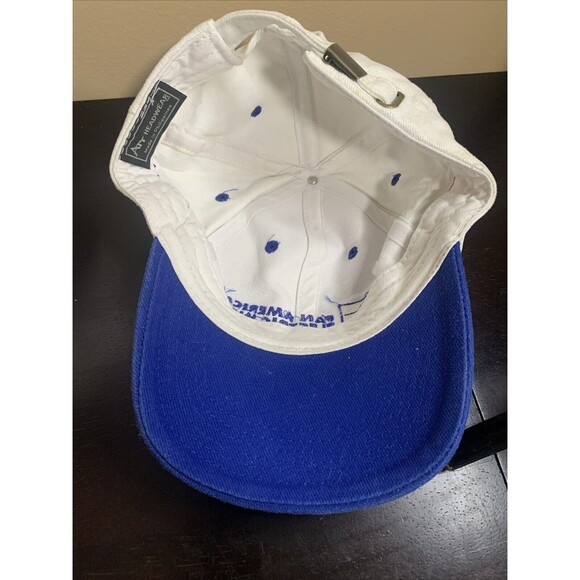 Pan American Electric INC Logo Hat IES - White & Blue ATT Headwear Strapback - Picture 8 of 10